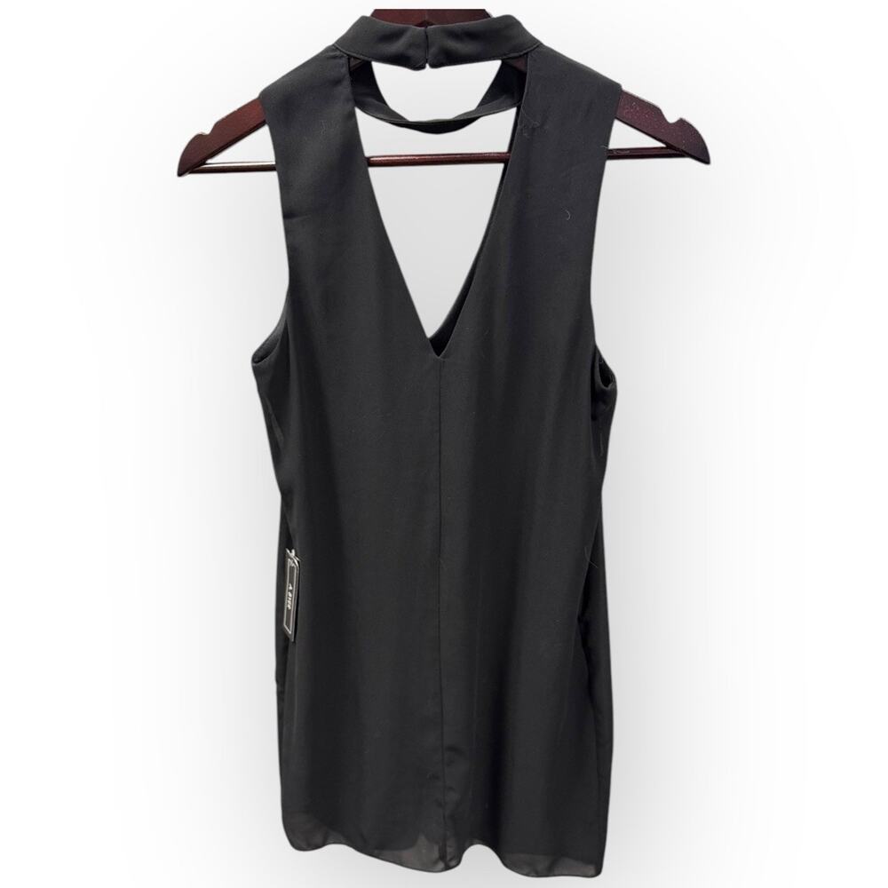 BCX Juniors Mock-Neck Cutout Shift Dress Black Size Small (NWT) - P88 - Picture 9 of 10